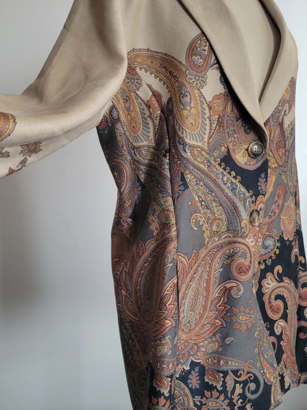 GRAVER by Susan Graver – Paisley Print Shawl-Collar Jacket | Women’s Medium - Picture 16 of 16